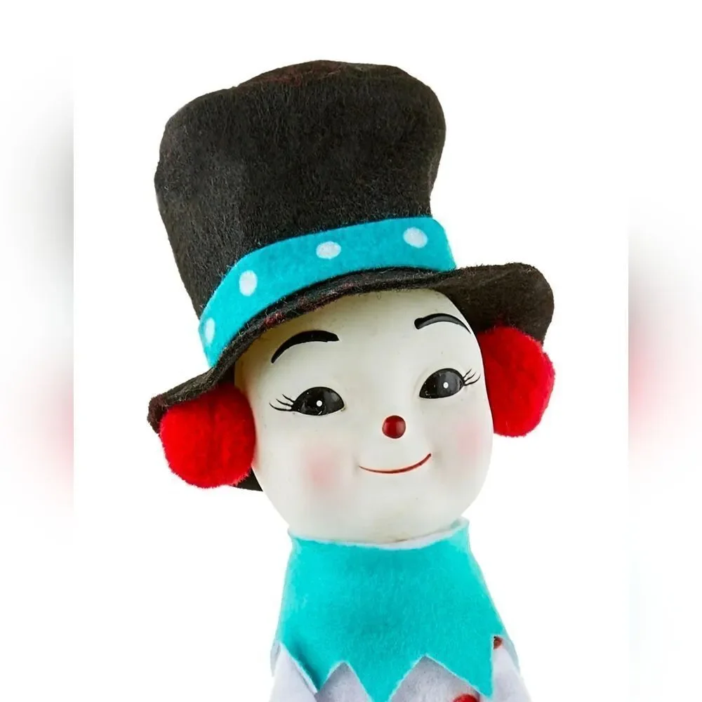 NEW Vintage Nostalgic Style Snowman Shelf Knee Hugger by Mr. Christmas